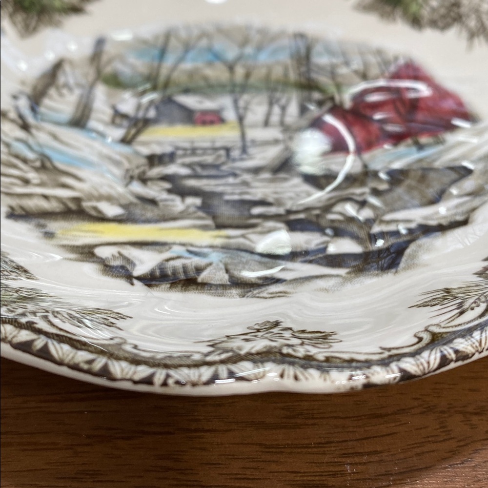 Johnson Brothers “The Ice House / The Friendly Village” Dinnerware Saucer - Picture 6 of 10